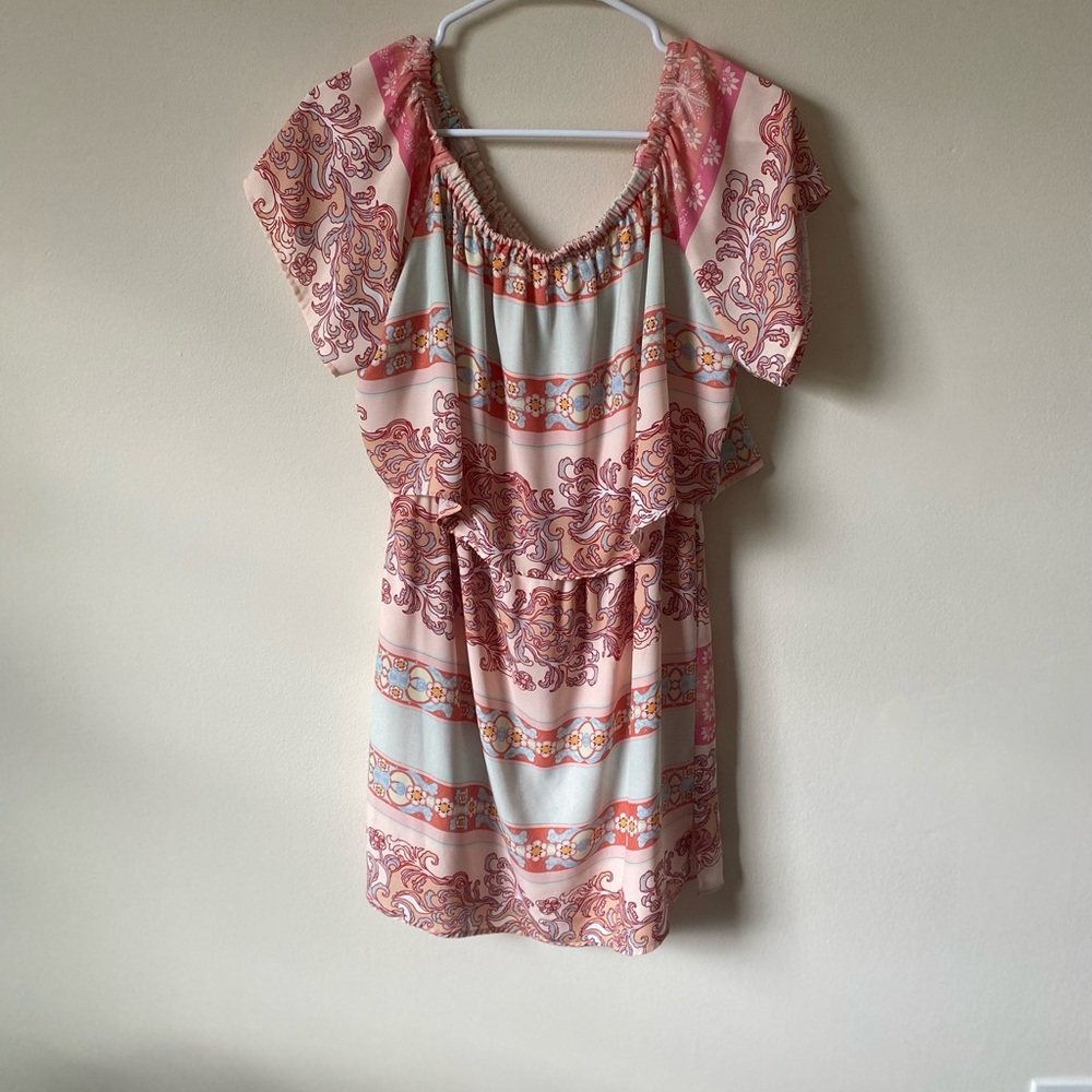 Amanda Uprichard Multicolor Fun Pattern Flowy Dress
